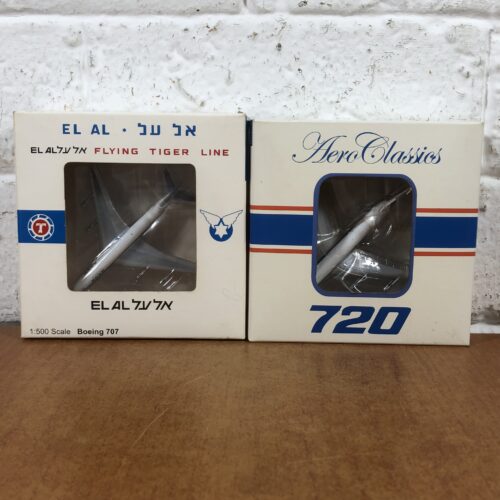 AeroClassics El Al Flying Tiger Line Boeing 707 & Israel Boeing 720 Models