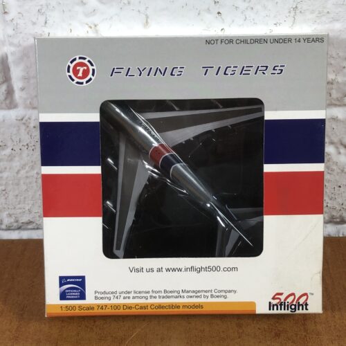 Inflight 500 Flying Tigers Boeing 747-100 Model