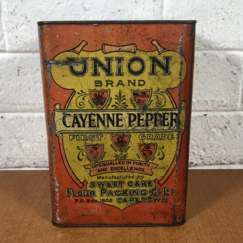 Vintage Union Brand Cayenne Pepper Tin