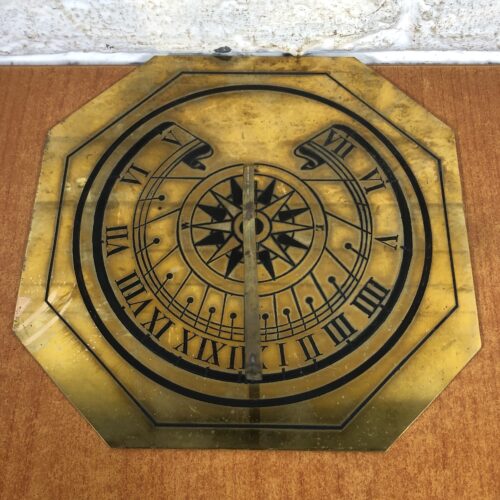 Vintage Brass Universal Equinoctial Sundial