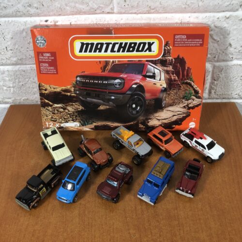 Collection of Matchbox Model Cars in Box