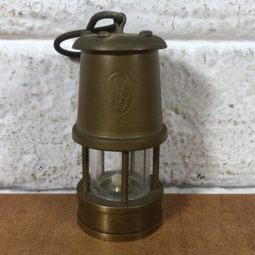 Miniature Vintage Miner's Lamp