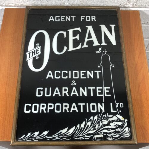 Vintage 'Agent for the Ocean' Sign