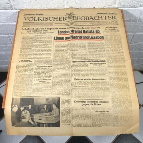 1942 "Völkischer Beobachter" (Official Newspaper of the Nazi Party)