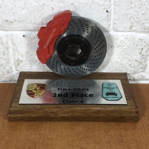 Porsche Time Trials 2nd Place Class A Trophy