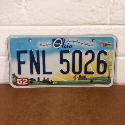 Ohio USA Number Plate