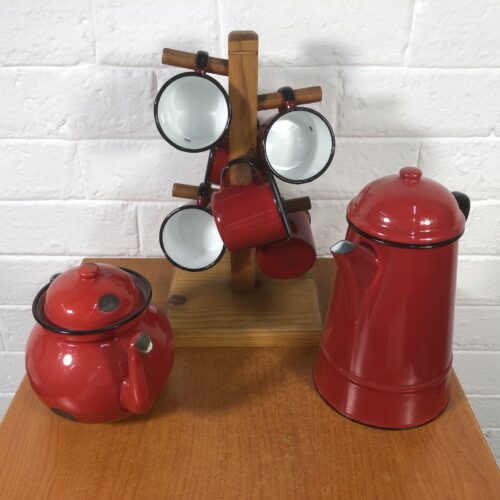 Vintage Red Enamel Collection (Made in Poland)
