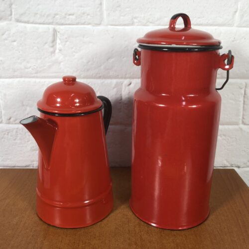 Vintage Red Enamel Collection (Made in Poland)
