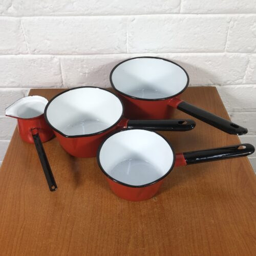 Vintage Red Enamel Collection (Made in Poland)