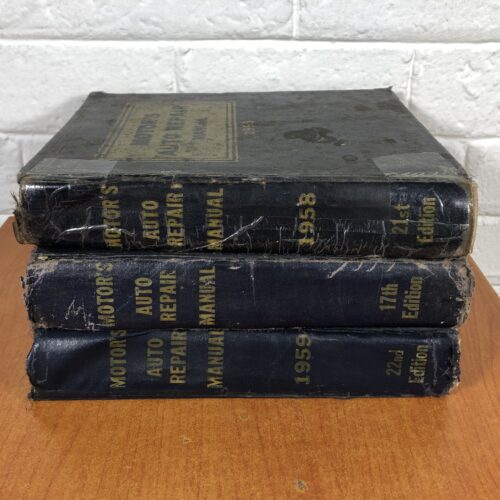 Vintage 1950s Motor's Auto Repair Manuals