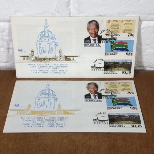 Vintage 1994 Nelson Mandela Presidential Inauguration First Day Covers