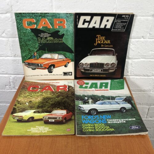 Vintage CAR Magazines (1971-1977)