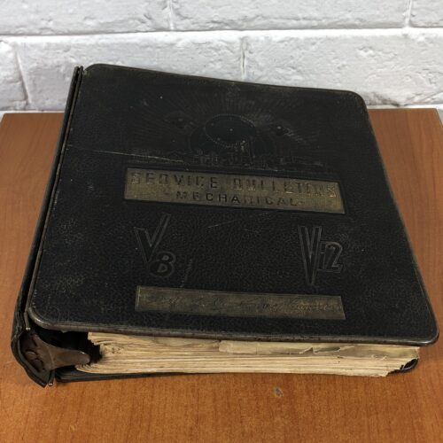 Vintage 1938 Ford Motor Company Mechanical Service Bulletins Book