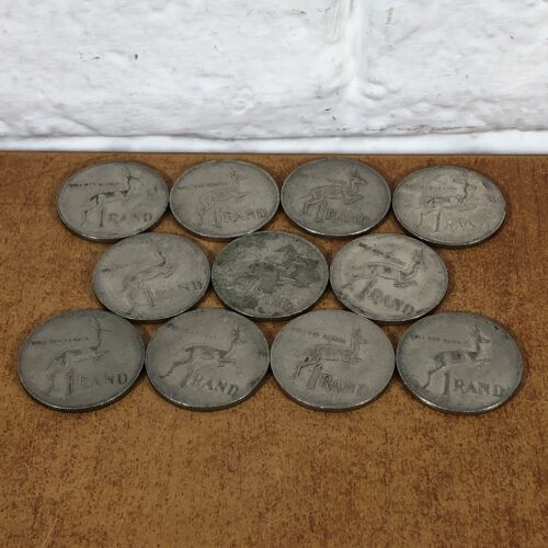 Collection of Vintage South African R1 Coins