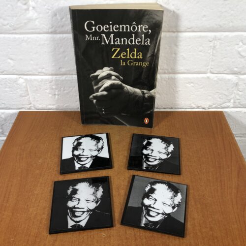 "Goeiemôre Mnr. Mandela" Book by Zelda la Grange & Nelson Mandela Coasters