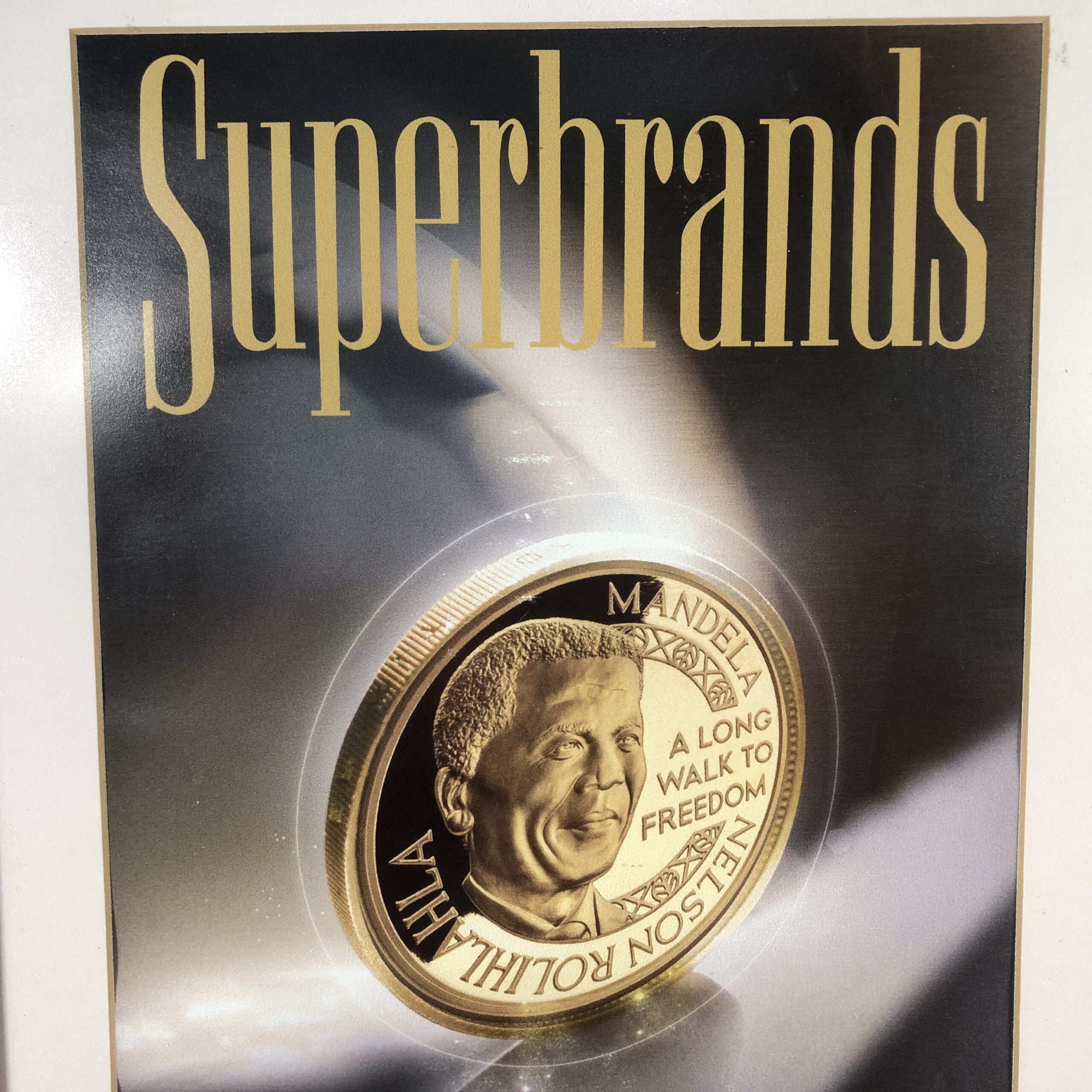 Framed Commemorative Medallion "The South African Gold Coin Exchange Awarded Superbrands Status 2012" - Image 4