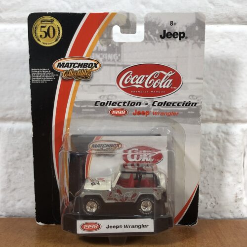 Coca Cola Matchbox 1998 Jeep Wrangler
