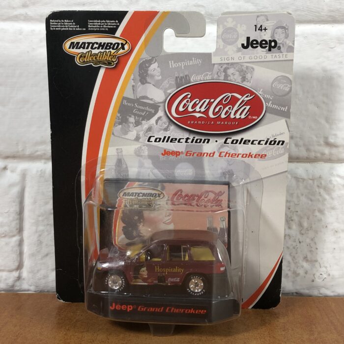 Coca Cola Matchbox Jeep Grand Cherokee