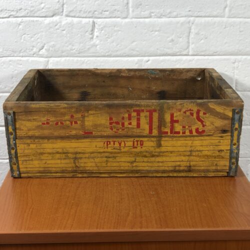 Vintage Wooden Bottling Crate