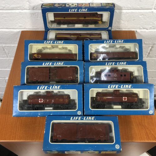 Collection of Vintage Life-Like Model Trains (Made in Hong Kong)