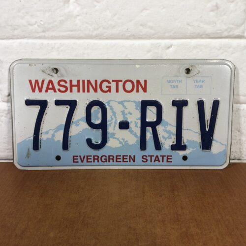 Washington USA Number Plate