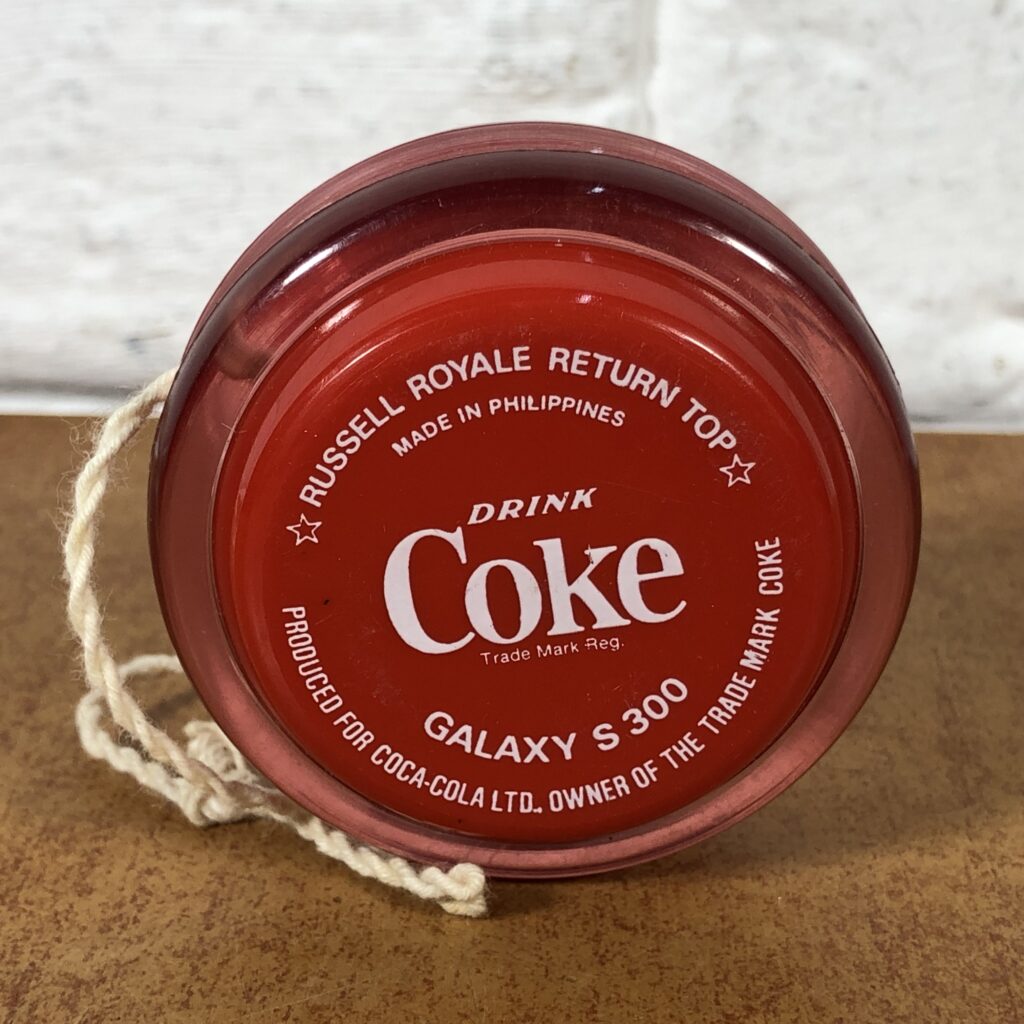 Vintage Coca Cola Russell Royale Return Top Galaxy S300 Yo-Yo (Made in Philippines)